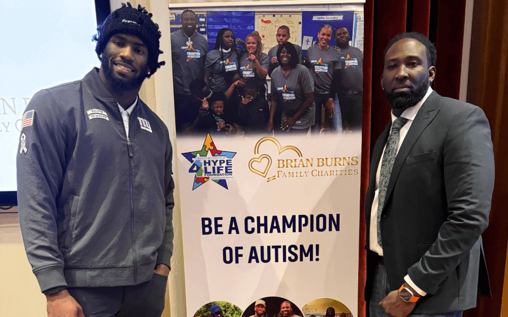 Giants linebacker Brian Burns' off-field focus: Letting autism community know that I Care